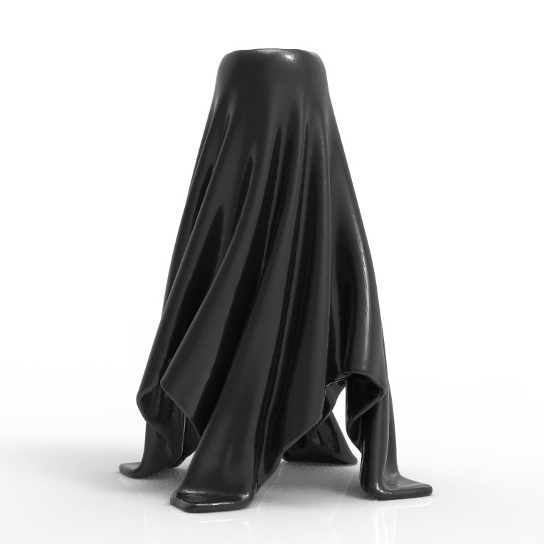 FABRIC DRAPED VASE