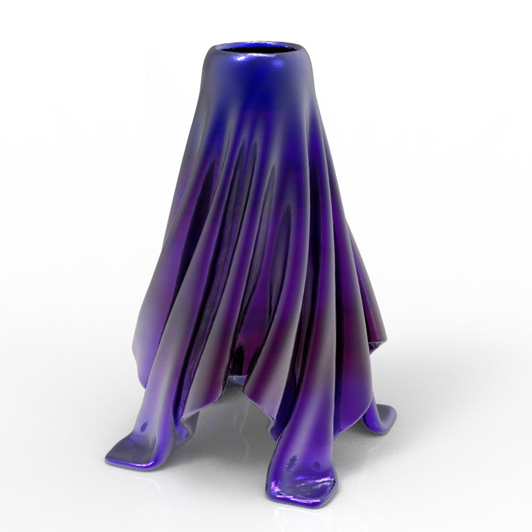 FABRIC DRAPED VASE