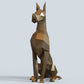 LOW POLY GREAT DANE