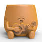HAPPY FACE GUITAR PLANTER POT