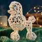 Lattice Poodle Sculpture – Light & Stylish Decor