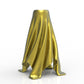 FABRIC DRAPED VASE