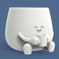 HAPPY FACE COFFEE CUP PLANTER POT