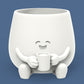 HAPPY FACE COFFEE CUP PLANTER POT