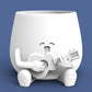 HAPPY FACE GUITAR PLANTER POT