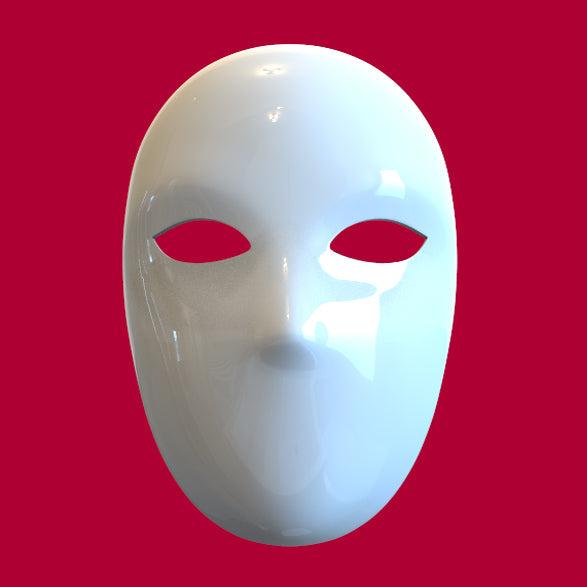 BLANK FACE MASK