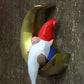 Gnome seated on moon
