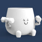 HAPPY FACE GYM BUDDY PLANTER POT