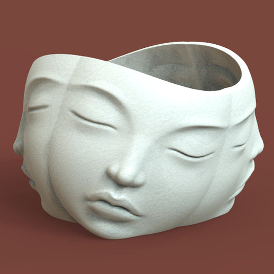 MULTI-FACE PLANTER POT