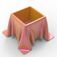 FABRIC DRAPED VASE