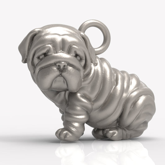 BULLDOG PUPPY PENDANT