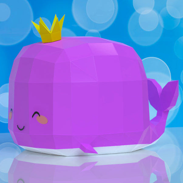 Whale with crown