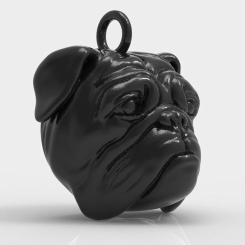 BULLDOG HEAD PENDANT