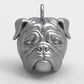BULLDOG HEAD PENDANT