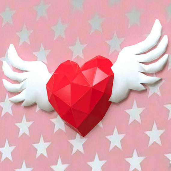 Valentine Heart with wings