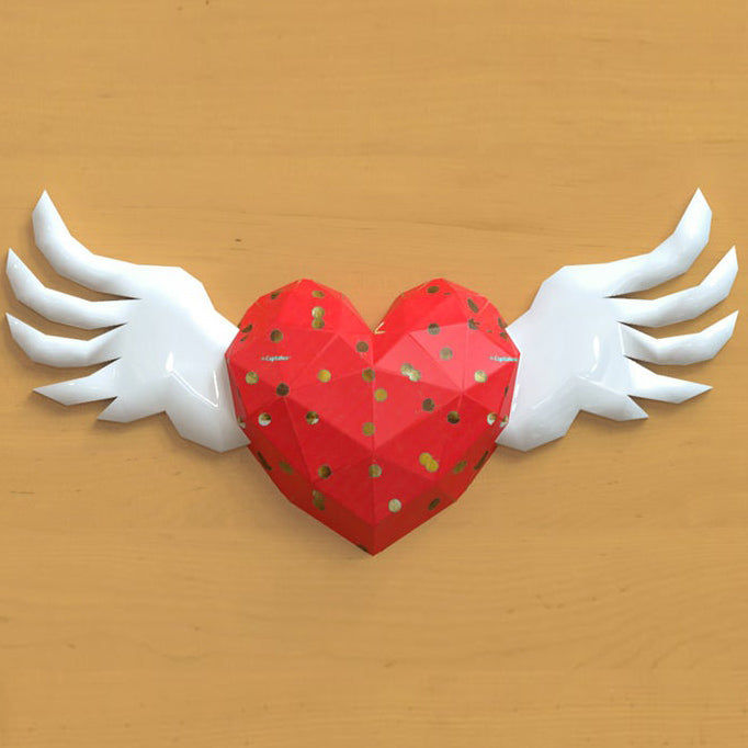 Valentine Heart with wings