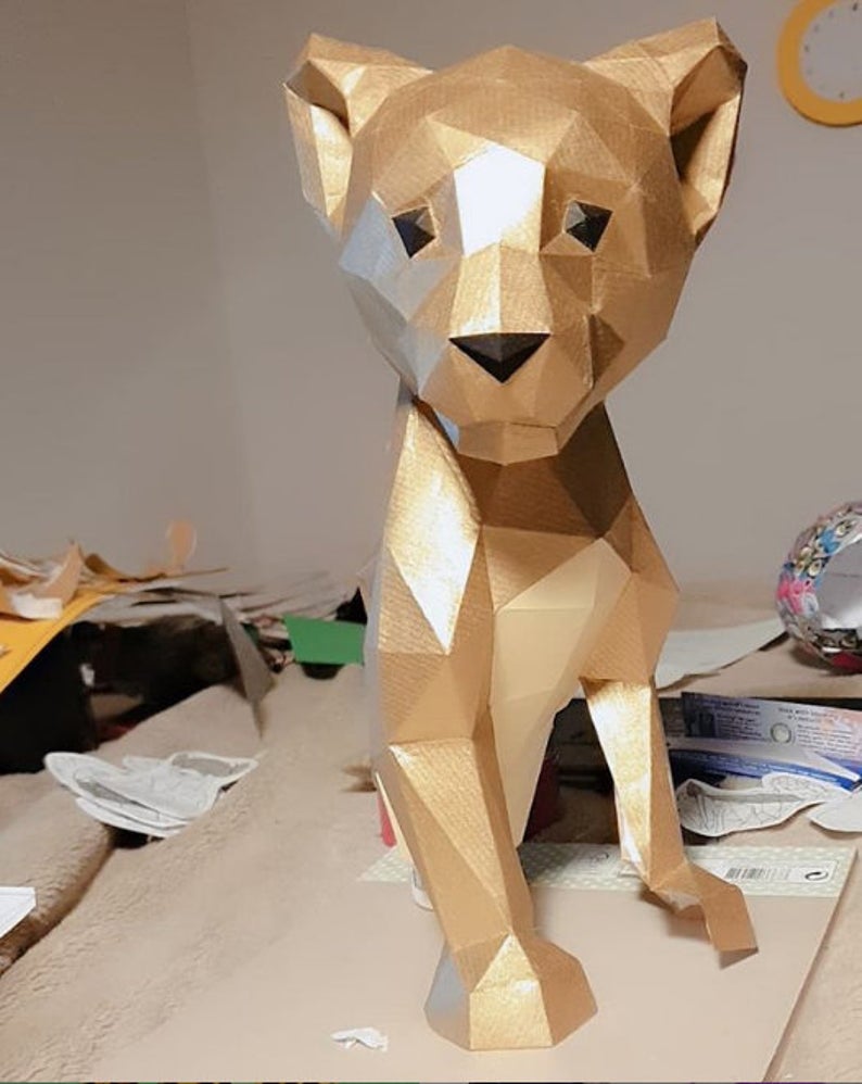 SIMBA Seated Lion Cub