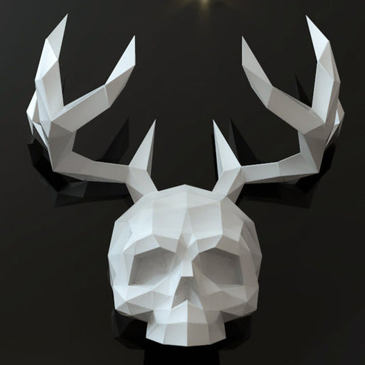 Skull with Horns wall decor