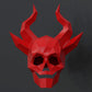 Skull with Horns Mask