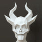 Skull with Horns Mask