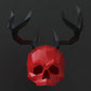 Skull with Horns Mask