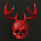 Skull with Horns Mask