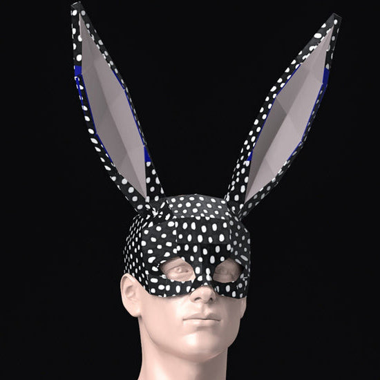 Folded Rabbit Mask Rabbit Mask – Wonder Ming Studio