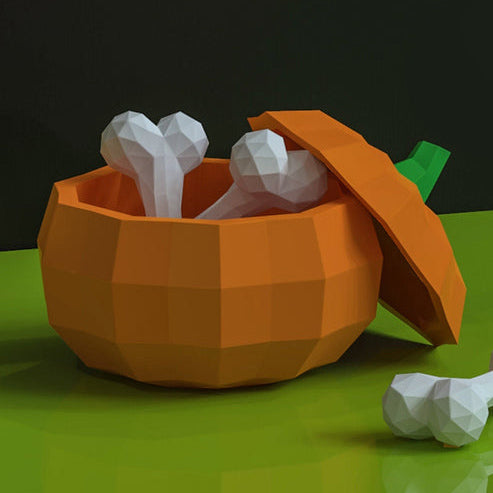 Pumpkin Box with cover