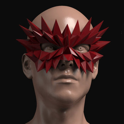 Spikes Half Mask