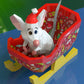 Mouse Christmas sleigh