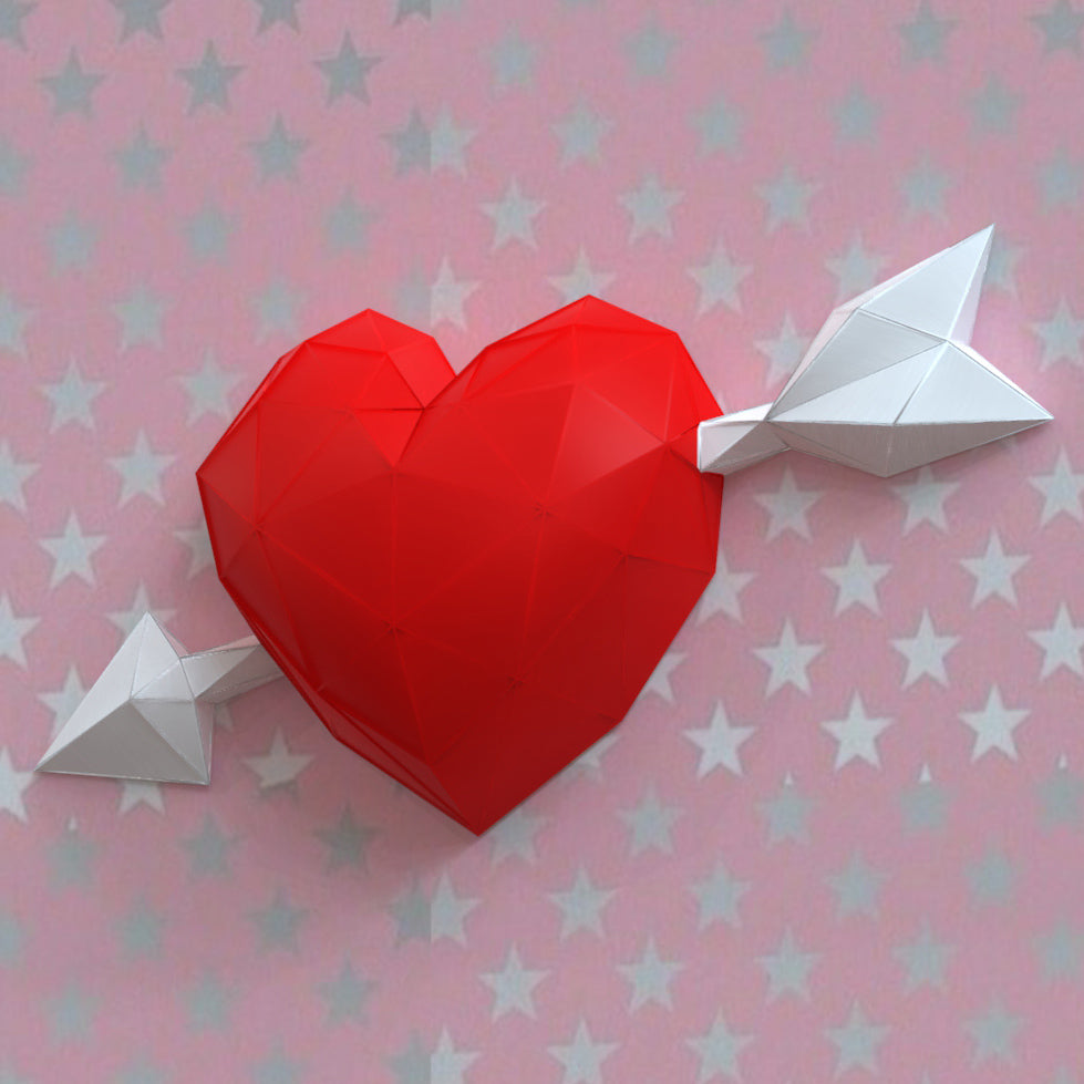 Heart Arrow Wall Hanging