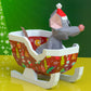 Mouse Christmas sleigh
