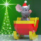 Mouse Christmas sleigh