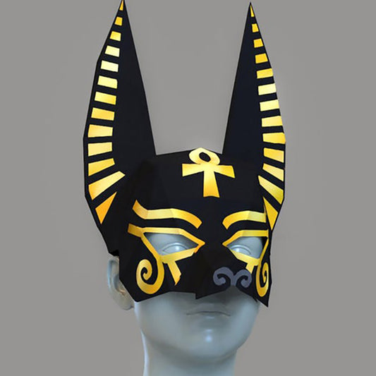 Papercraft Anubis Mask