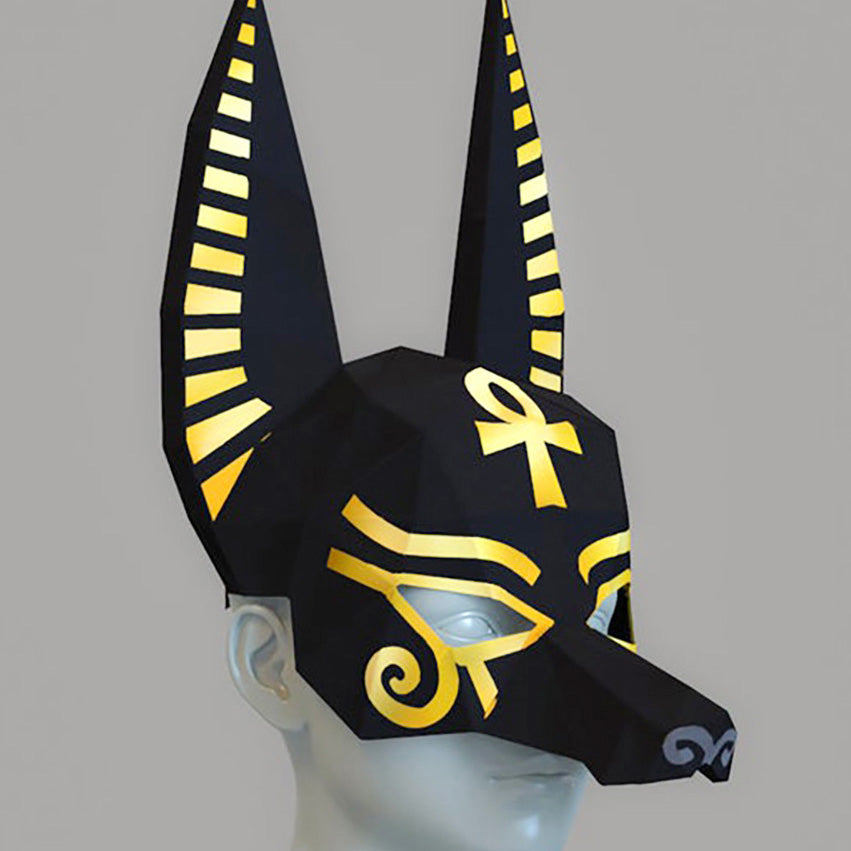 Papercraft Anubis Mask
