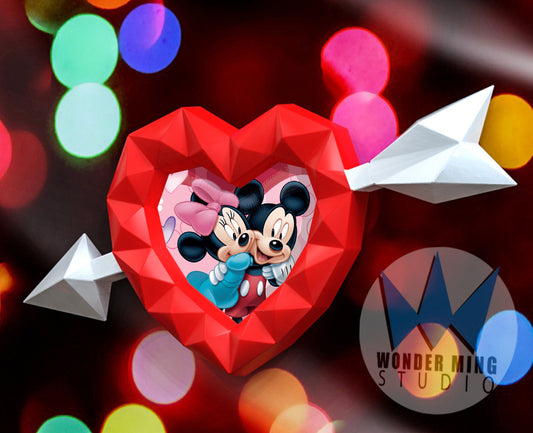 Heart with Arrow Photo Frame