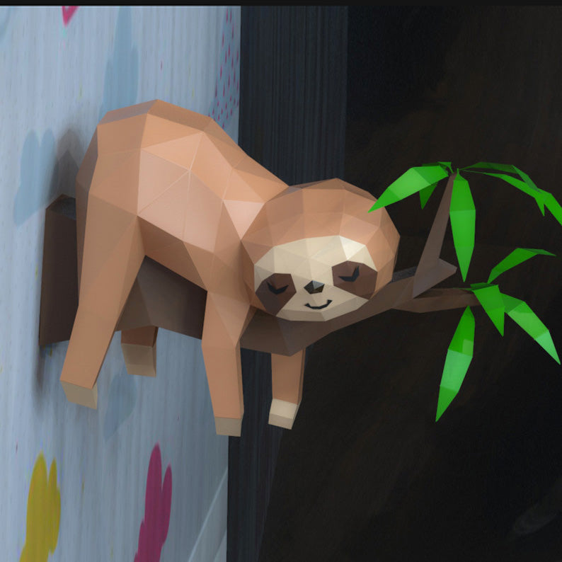 Sloth on branch