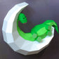 Dinosaur Sleeping On Moon