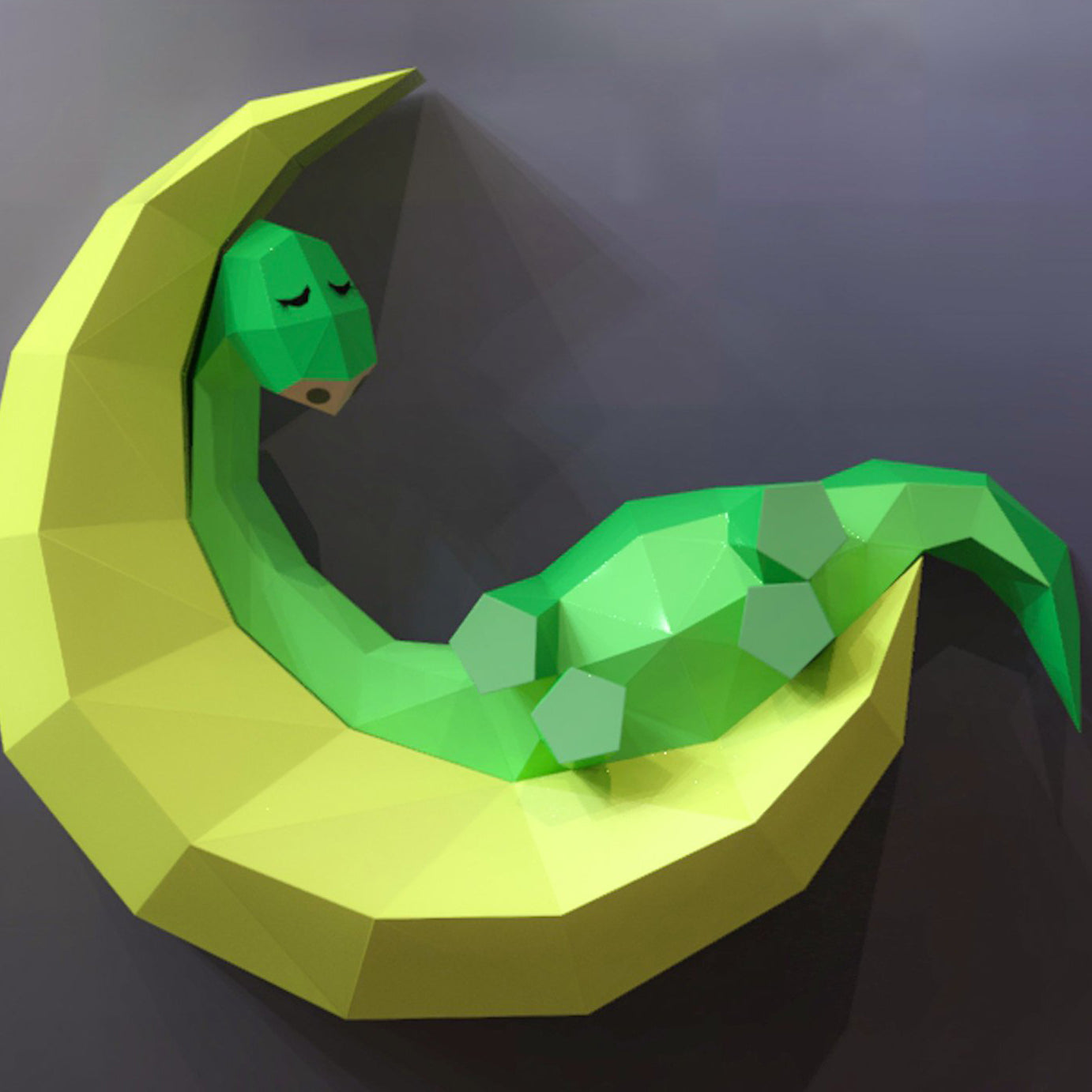 Dinosaur Sleeping On Moon