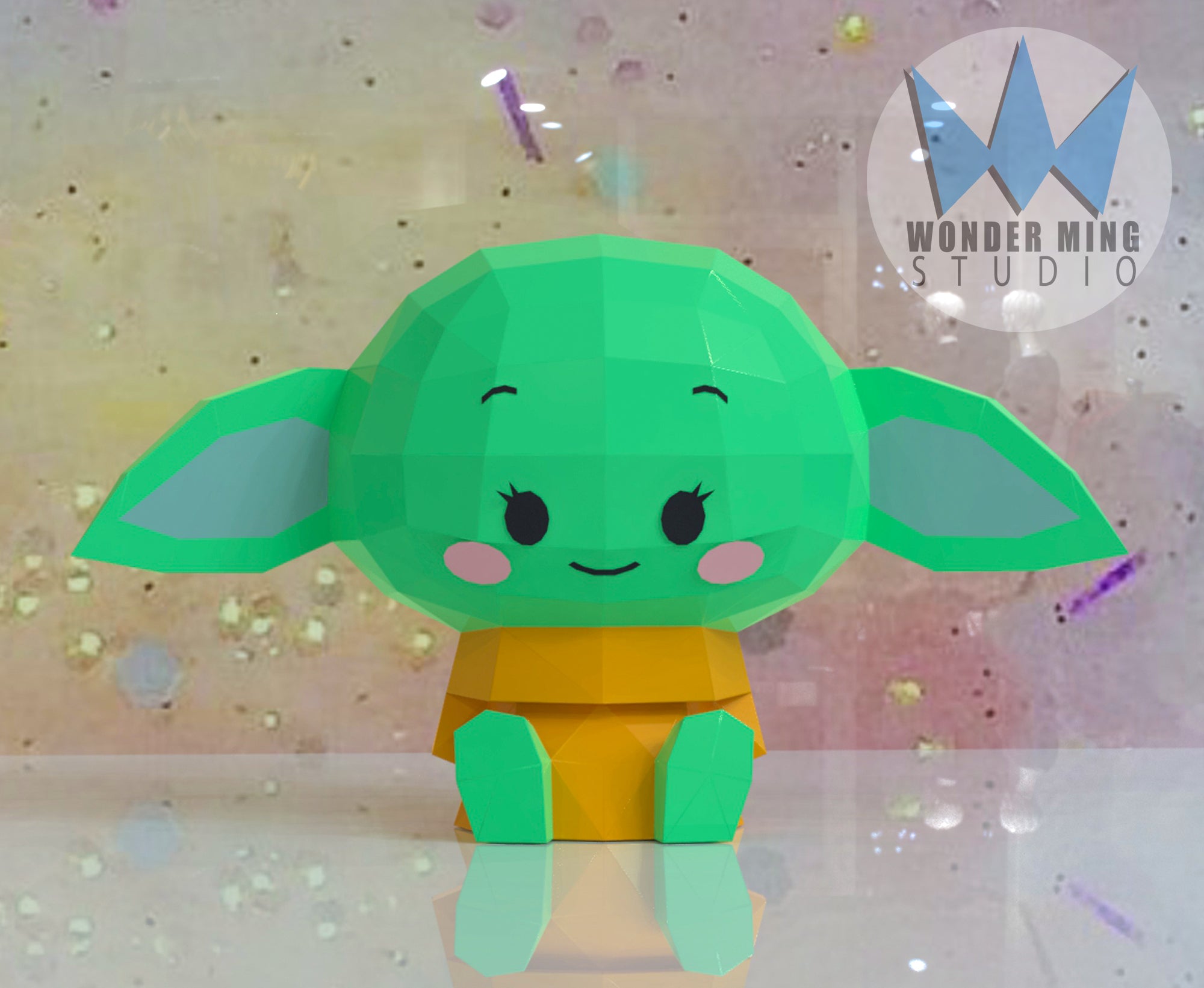 alien, papercraft alien, DIY craft, home decor – Wonder Ming Studio