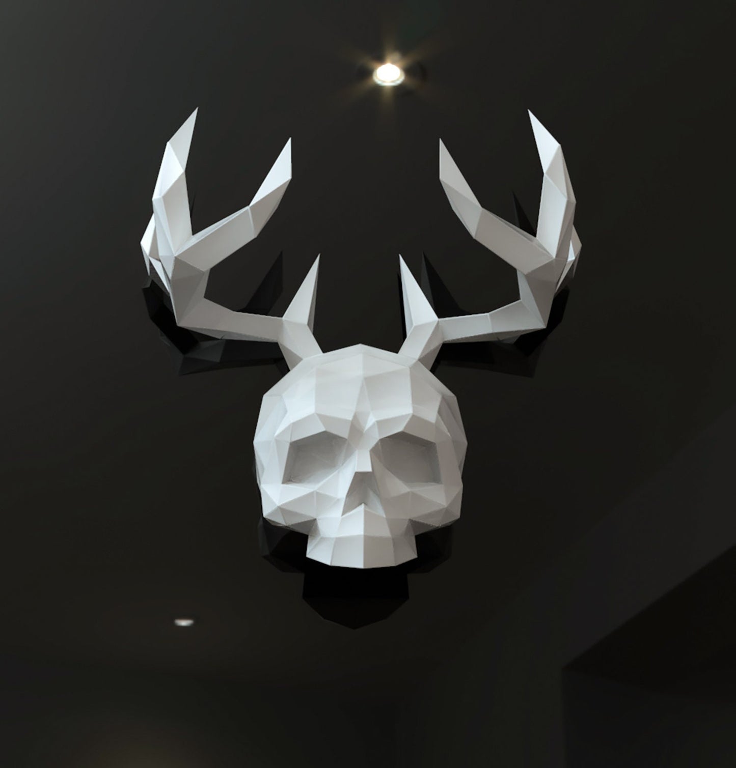 Skull with Horns wall decor