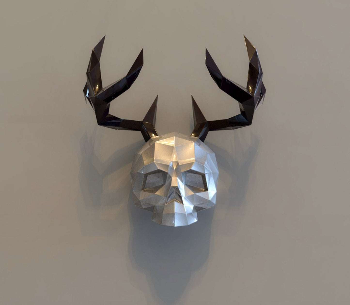 Skull with Horns wall decor