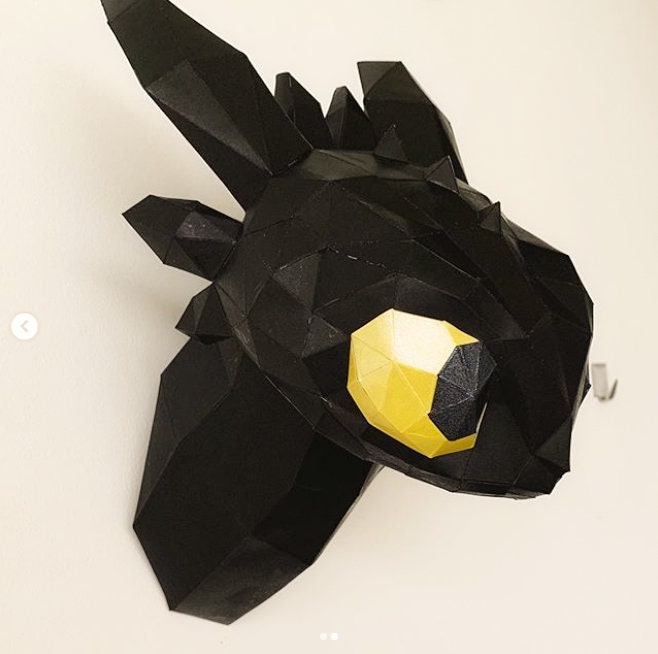 Toothless Wall Decor – Wonder Ming Studio
