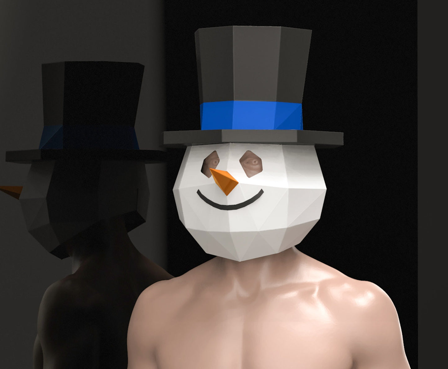 Snowman mask