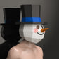 Snowman mask